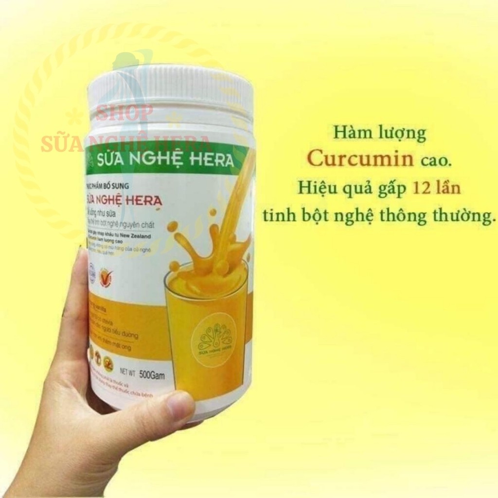 Sữa Nghệ HERA SN01 Hỗ Trợ Đau Dạ Dày - Làm Đẹp Da - Tốt Cho Mẹ Sau Sinh [CHÍNH HÃNG](HỘP 500GRAM) | BigBuy360 - bigbuy360.vn