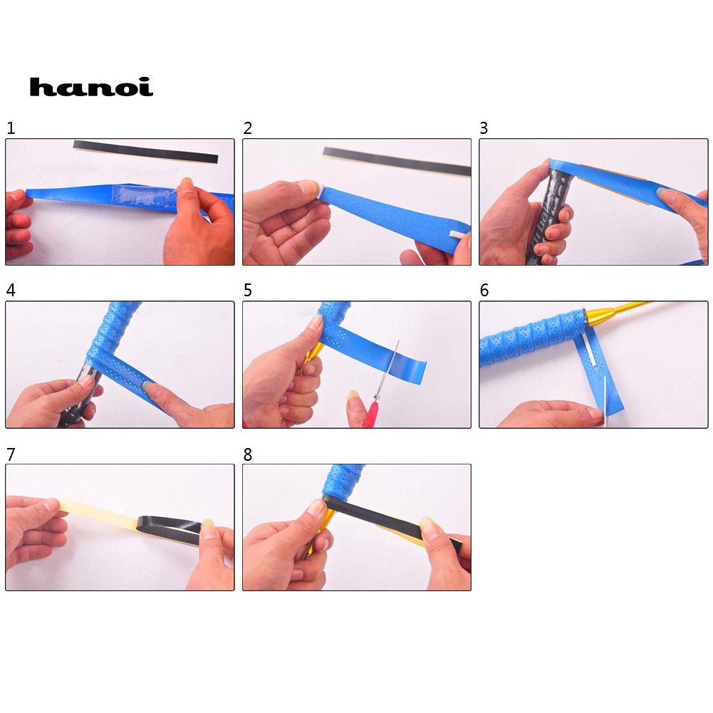 Băng Quấn Tay Cầm Vợt Bóng Chày / Cầu Lông Bằng Cao Su Mềm Chống Trượt