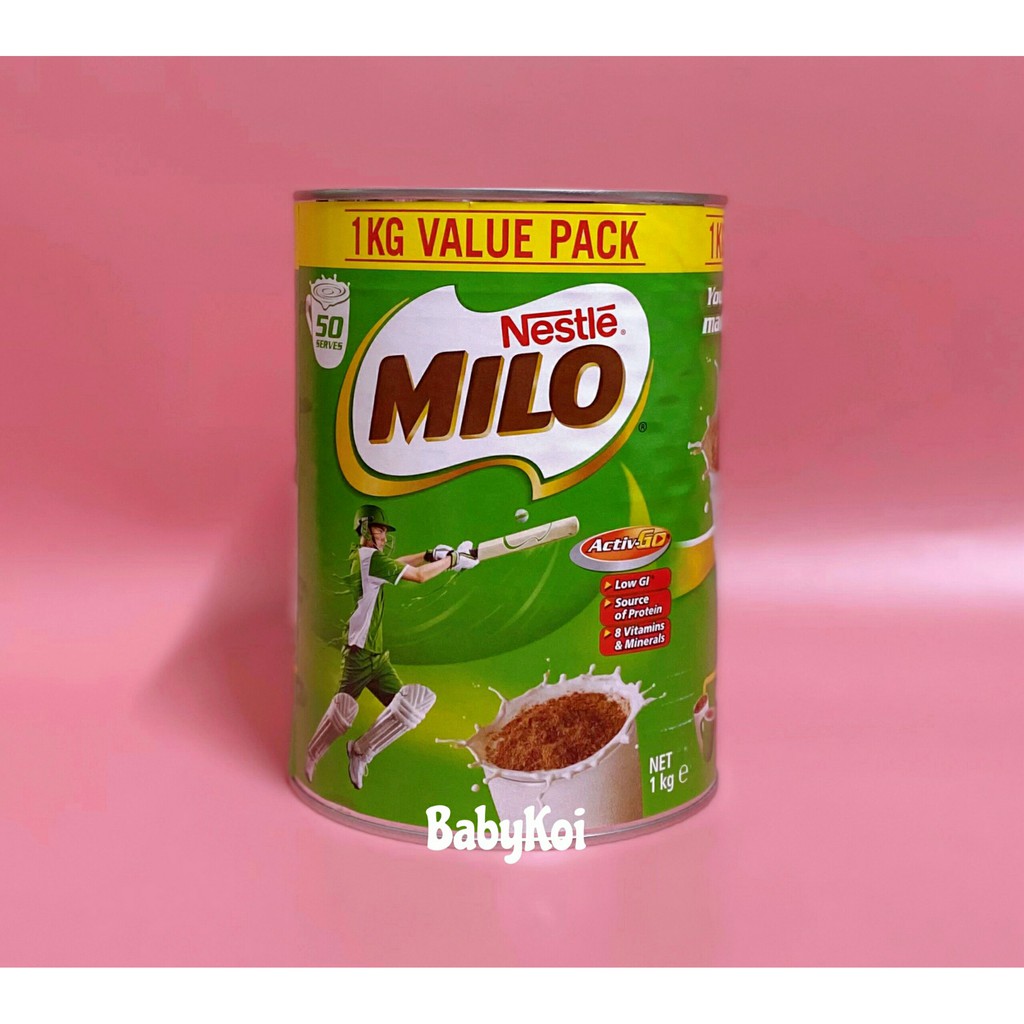 Sữa Milo Úc hộp 1kg (Date mới 2024)