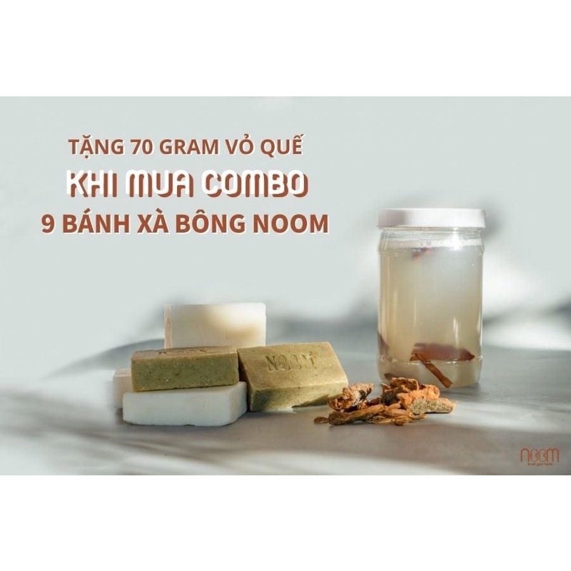 Set 9 bánh xà bông Noom mềm mịn, mịn màng cho làn da