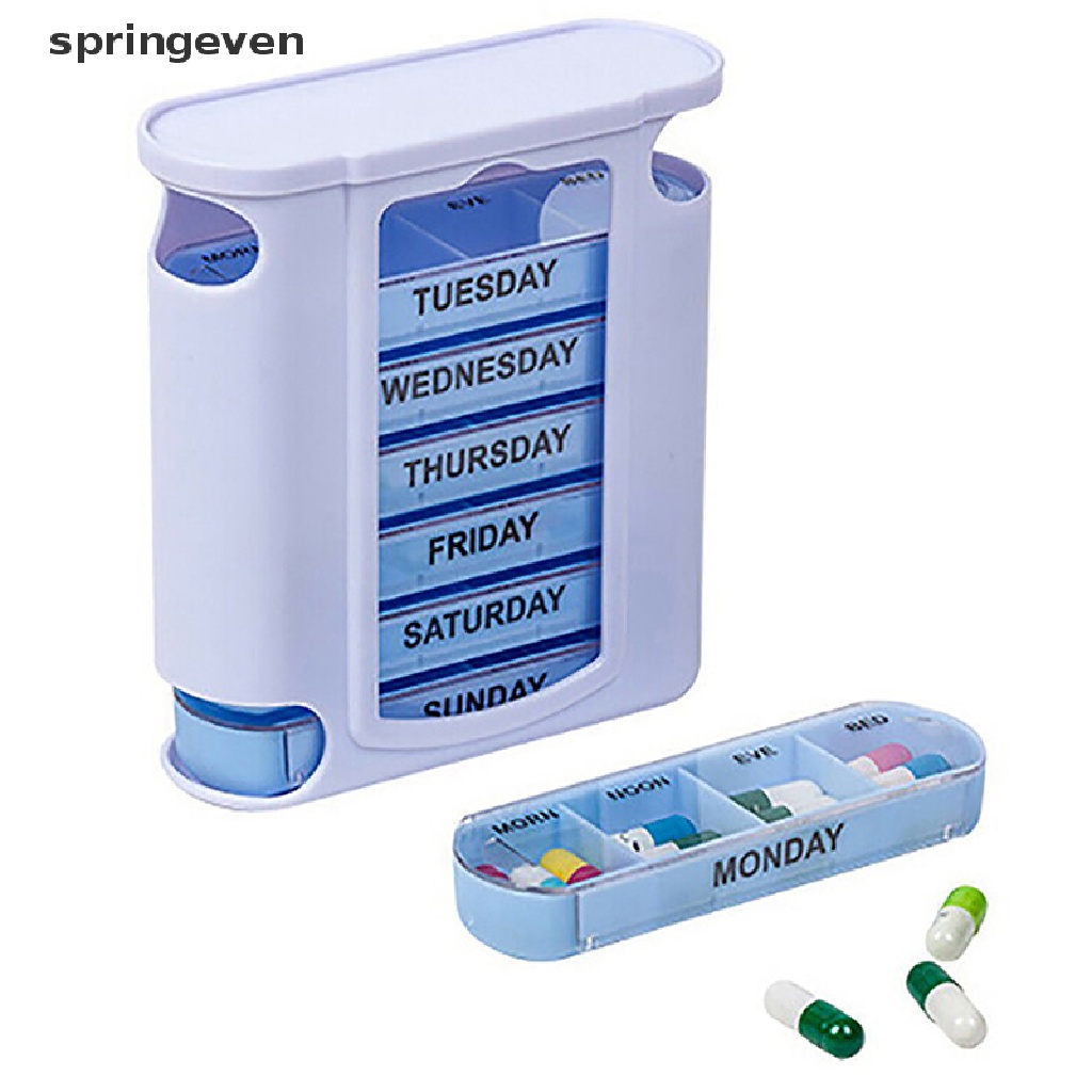Hộp Đựng Thuốc 7 Ngày Bằng Nhựa Tiện Dụng Khi Đi Du Lịch