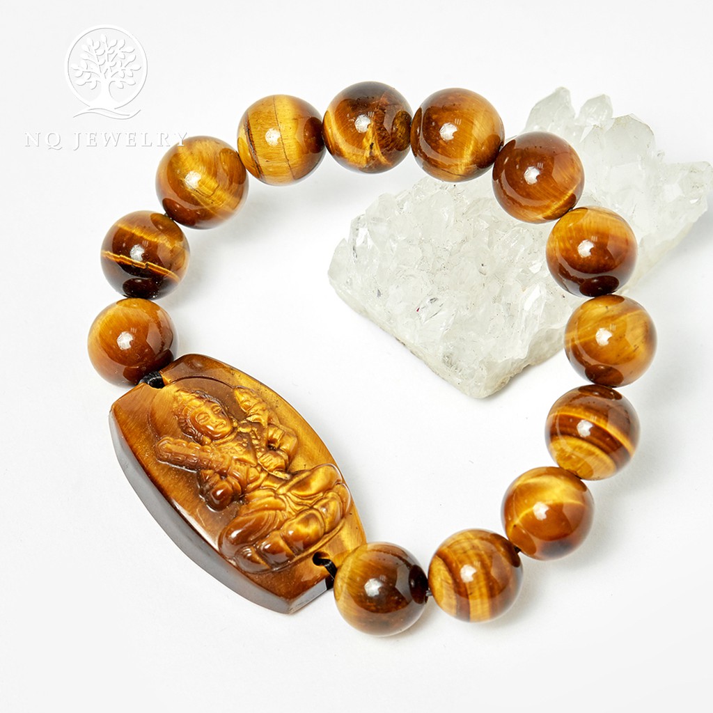 Vòng tay vàng nâu phật bản mệnh - NQ Jewelry