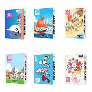 Bộ Lomo card BT21 BTS mới nhất