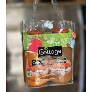 Set sữa tắm kèm tẩy da chết Cottage 250ml