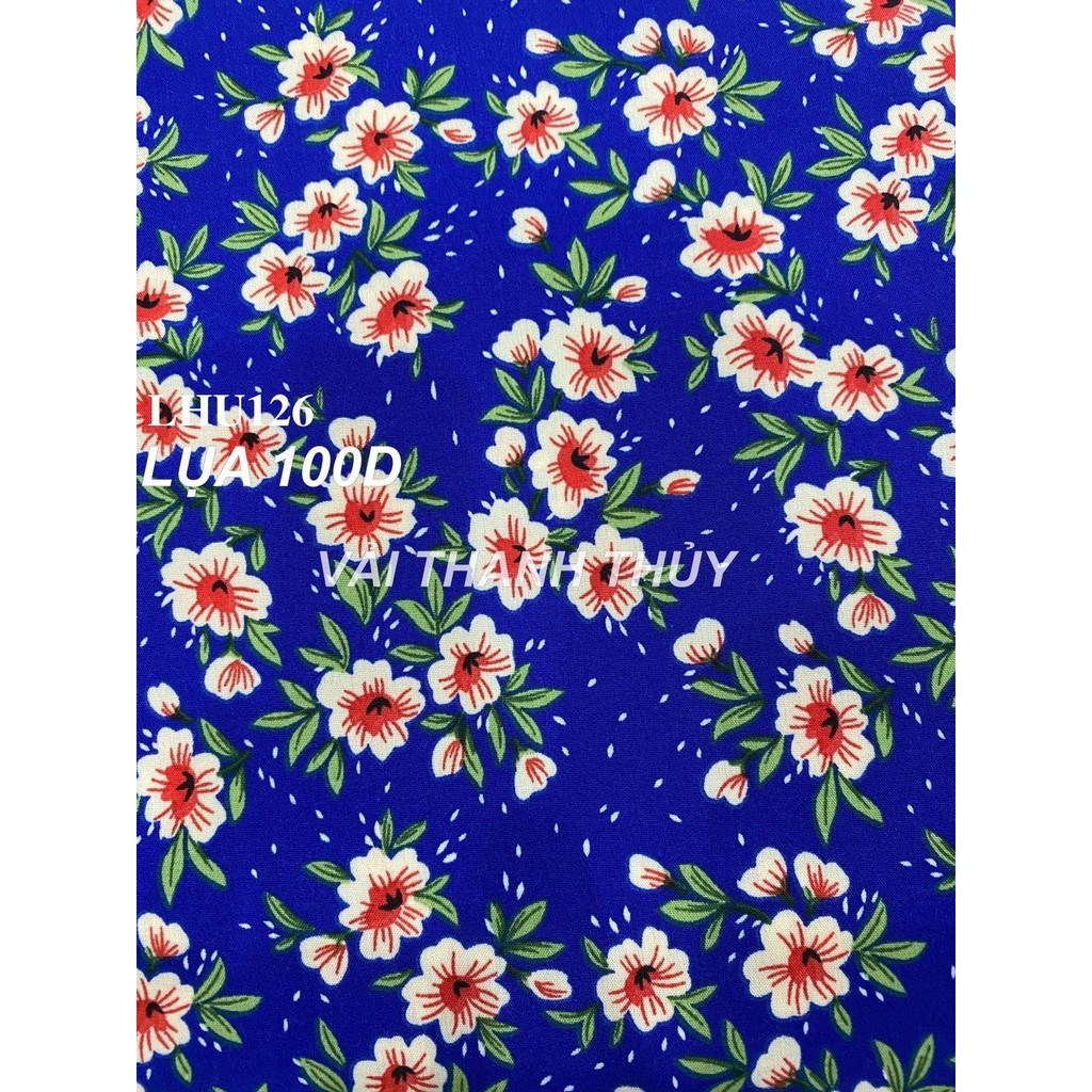 VẢI LỤA 100D HOA NHÍ - DÒNG VẢI THÔNG DỤNG - 1 MÉT X 1M5