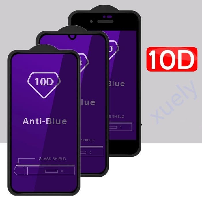 Kính cường lực 10D màu xanh dương cho REDMI K20 Pro K30 K30PRO K40 K40PRO