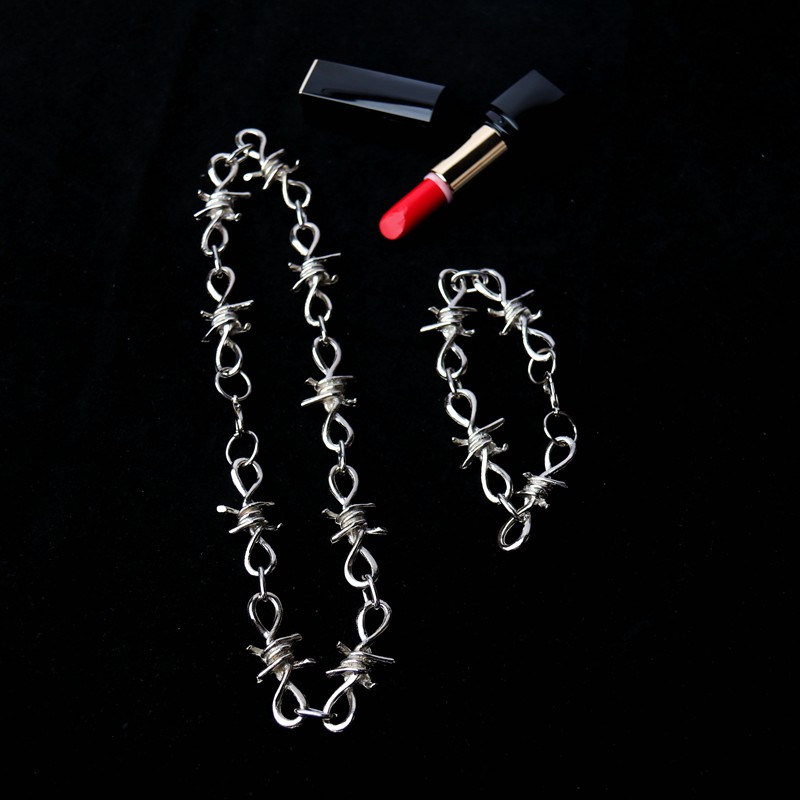 Dây Chuyền/Vòng Tay Kiểu Dáng Gai Độc Đáo Phong Cách Hip-Hop