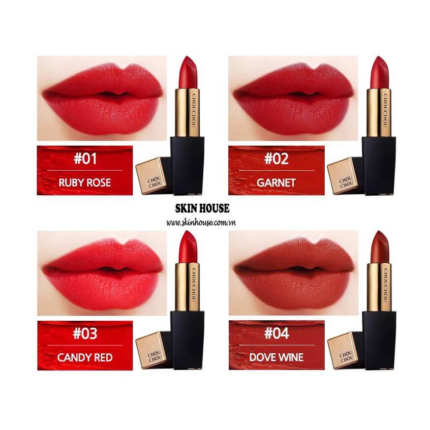 Son thỏi lì Chou Chou The Great Desire Matte Rouge