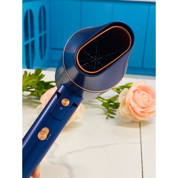 Máy sấy tóc ion gấp gọn 2100W Lebenlang, màu mới: tím, xanh saphire và rose gold, bảo hành 2 năm