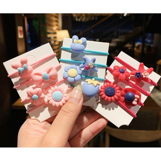 Set 30 dây cột tóc nhiều màu cho bé cực dễ thương
