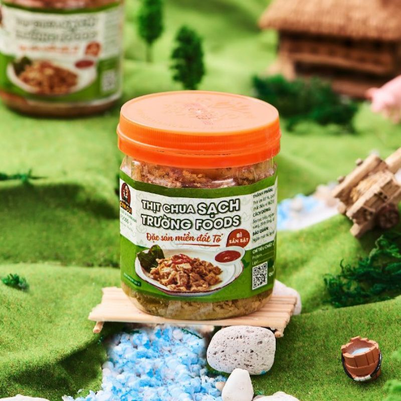 Thịt chua bì sần sật- hãng Trường Foods