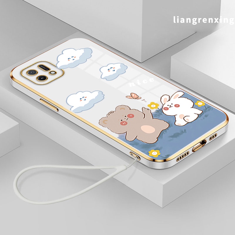 Ốp Điện Thoại Silicon Mềm Mạ Điện Chống Sốc Cho OPPO a16k Ddx01