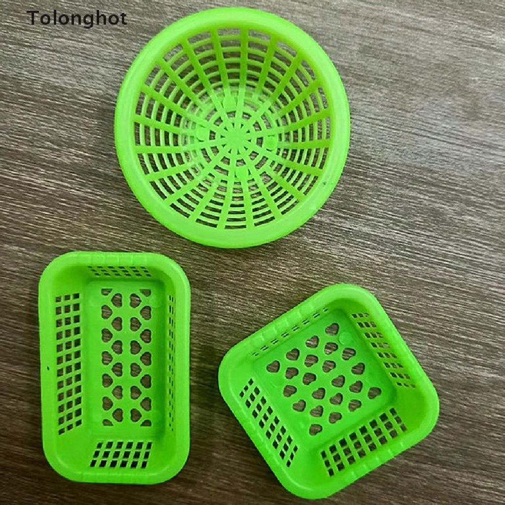 Bộ 3 Rổ Rửa Trái Cây Mini Tỉ Lệ 1: 12 Dùng Trang Trí Nhà Búp Bê