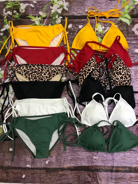 Bikini, Bộ Đồ Bơi Đi Biển Hai Mãnh Tam Giác Cạp Ngắn Secxy OZERI MS27 | BigBuy360 - bigbuy360.vn