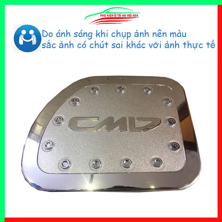 Ốp nắp xăng Land Cruiser Prado mạ crom bảo vệ chống trầy trang trí ô tô