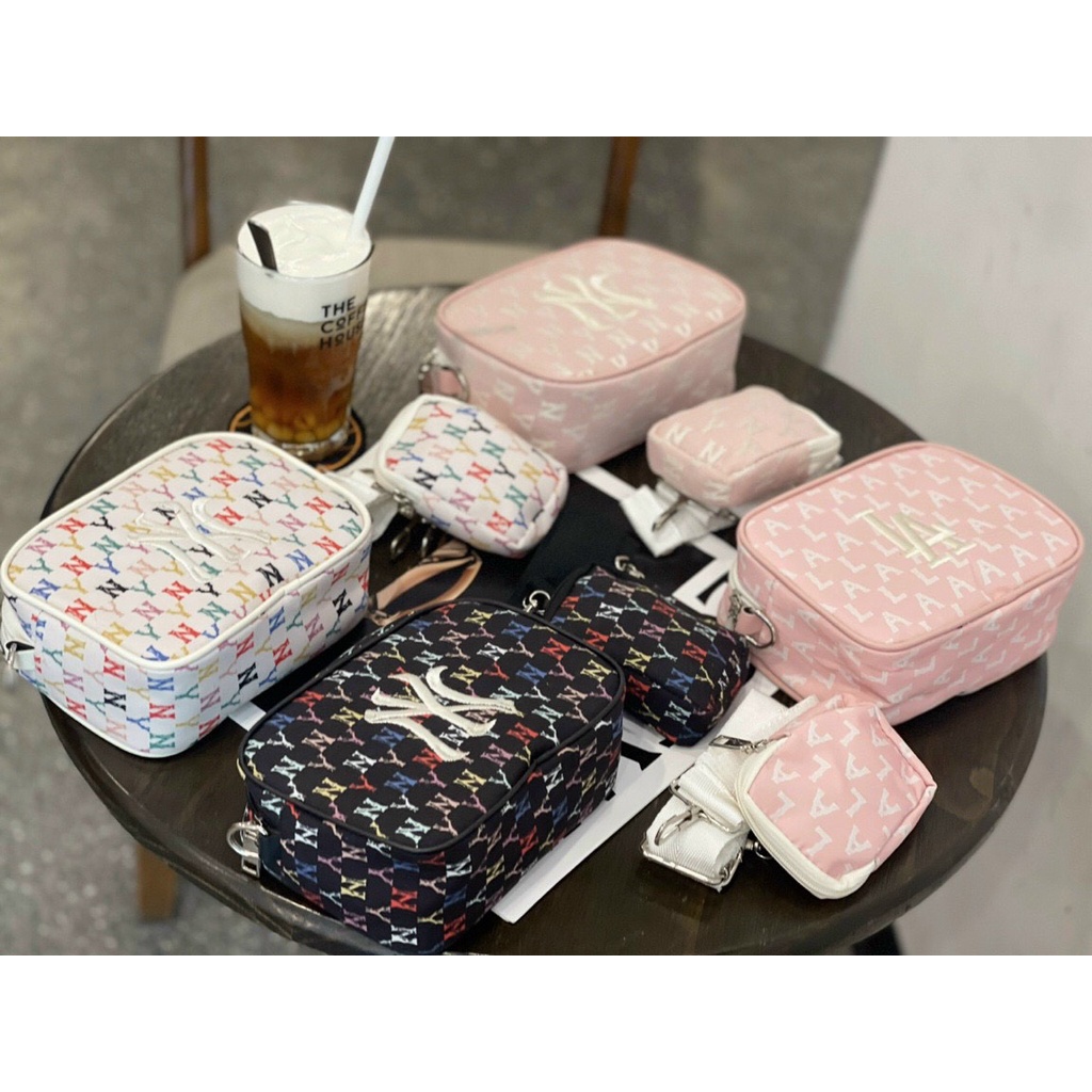 Túi đeo chéo MLB NY nam nữ giá rẻ đi chơi thời trang hàn quốc dễ thương cute DC1060
