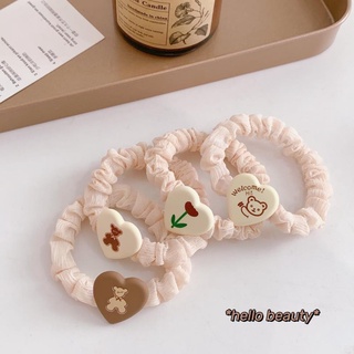 [ Hỏa Tốc ] Dây Cột Tóc Hình Gấu Hoa Tulip Hàn Quốc