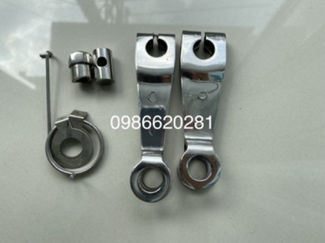 Bộ Bát thắng inox trước sau xe máy