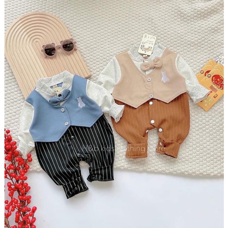 Set véc quý tử cho bé trai phong cách Hàn
