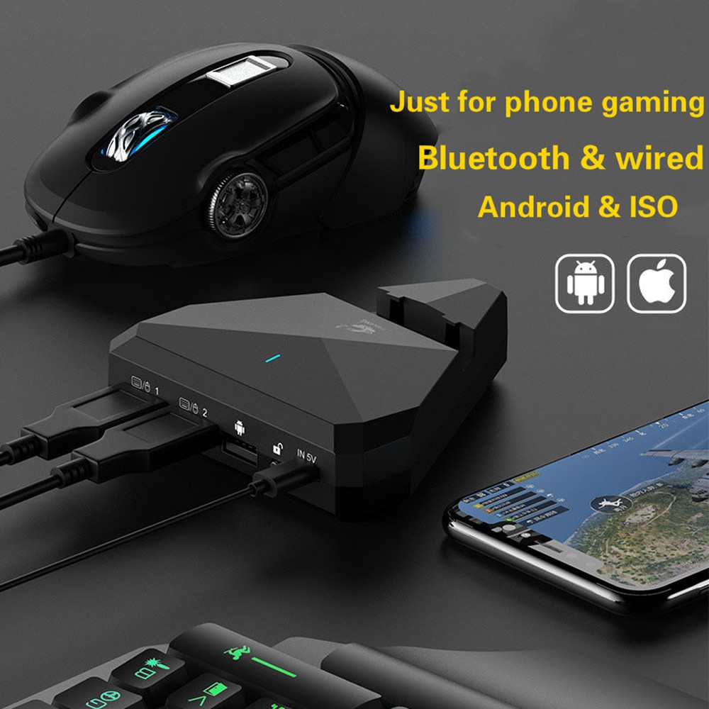 (Đang Bán) Bộ Bàn Phím Chơi Game G5 Bluetooth 4.1 Cho Iphone Ios Android Phone