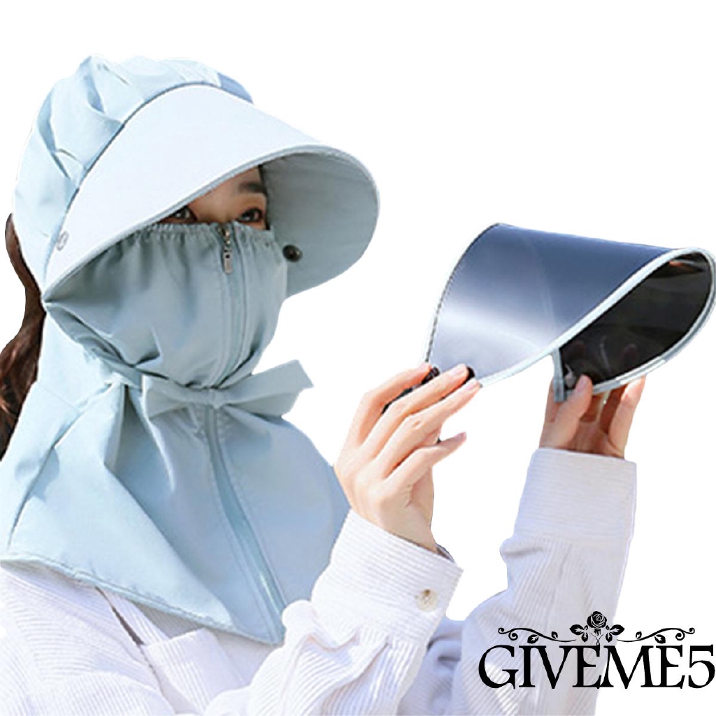 Nón Kèm Khẩu Trang Chống Nắng Cho Nữ