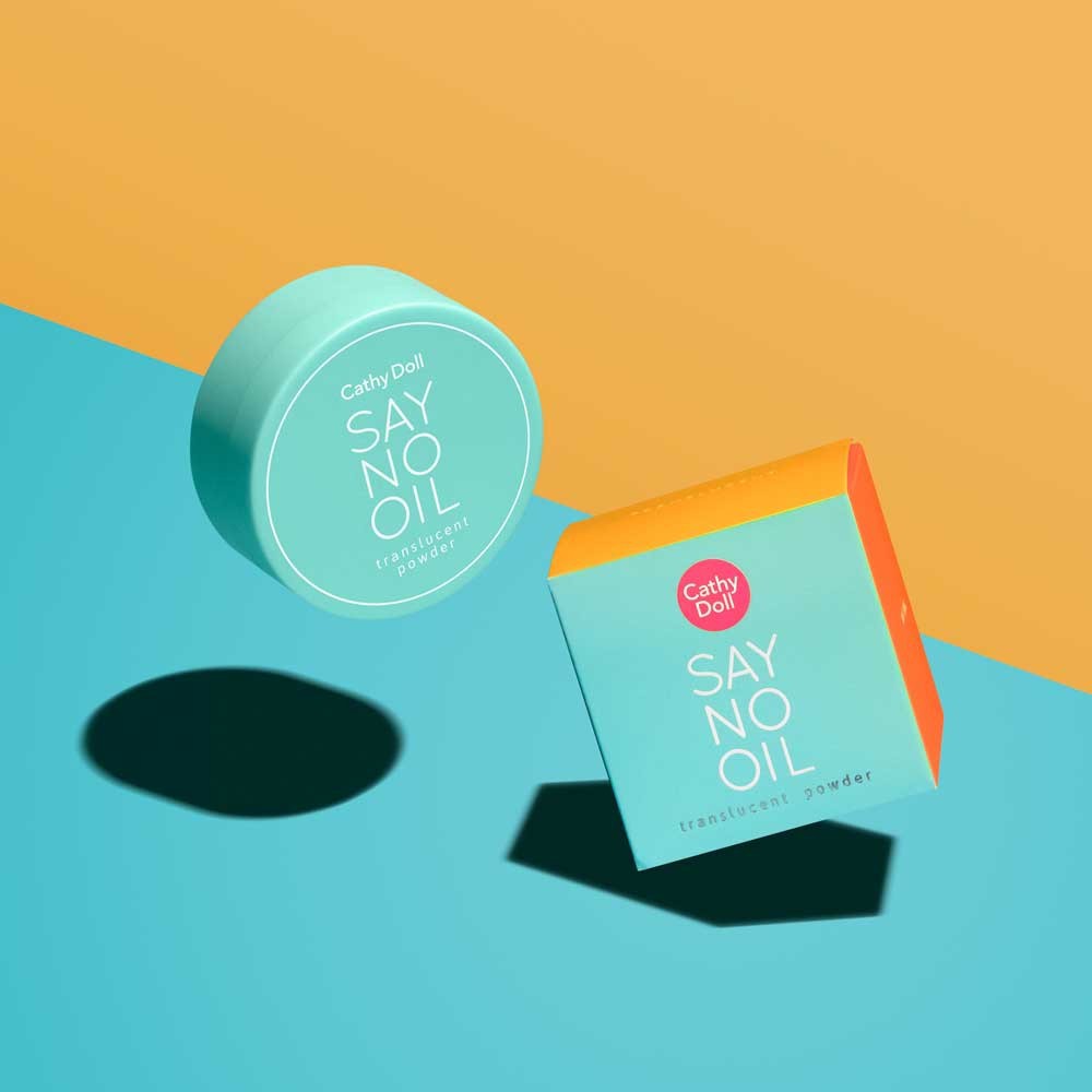 Cathy Doll Say No Oil / Sun Blur / Aura Shine Translucent Powder 4.5g Phấn Phủ Thái Lan Kiềm Dầu và se khít lỗ chân lông