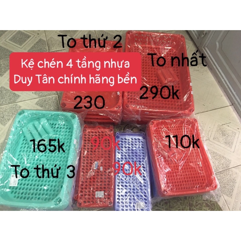 kệ chén loại nhỏ và trung- kệ ly nhựa 4 tầng