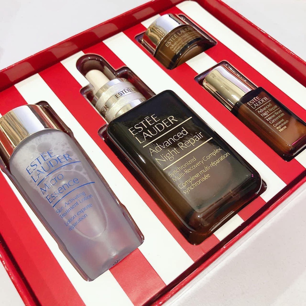 Set dưỡng da chống lão hoá Estee Lauder Advanced Night Repair Serum 50ml 4 món