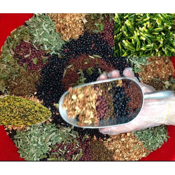 Túi 1Kg Trà Ngũ Cốc Tâm Sen Tim Sen Trà Gạo Lứt Đậu Đen Lá Sen Hỗ Trợ An Thần Ngủ Ngon Giảm Cân Tiêu Mỡ Tốt Cho Sức Khỏe