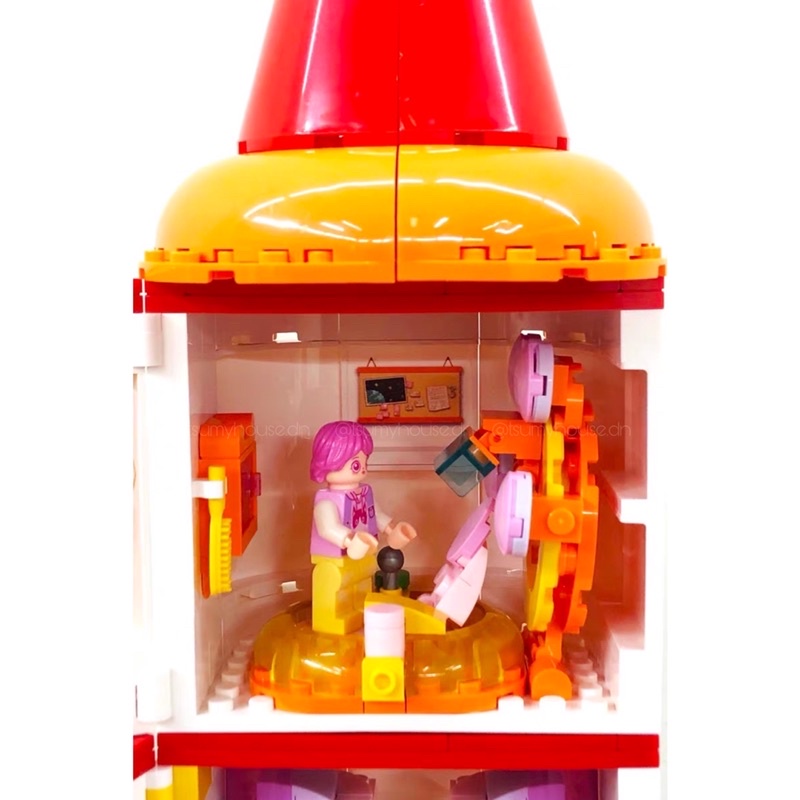 Đồ chơi xếp hình mô hình lắp ráp Rocket Space không gian vũ trụ 70cm Jaki