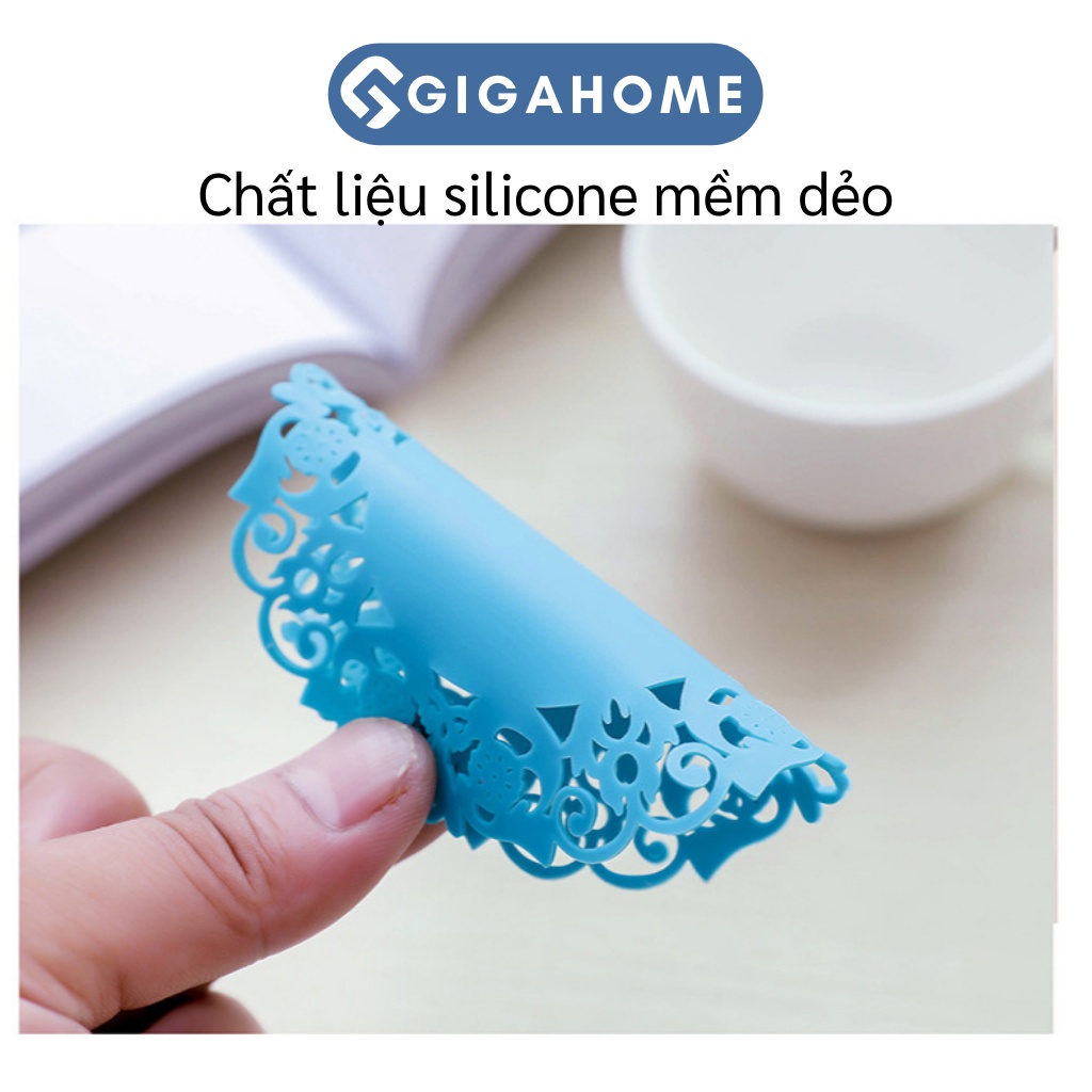 Đế Lót Ly, Nồi Silicone Hoa Văn GIGAHOME Cách Nhiệt, Cách Điện, Chống Trượt 1029