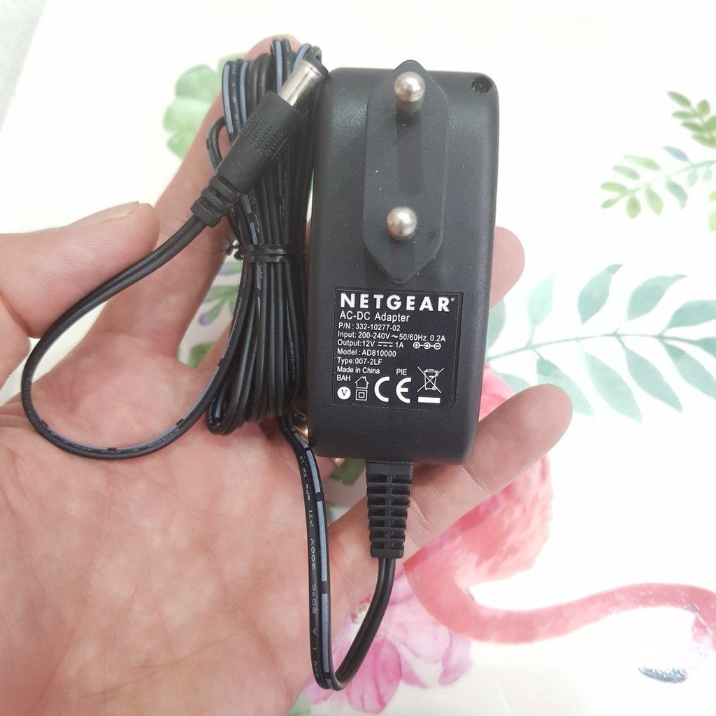 Nguồn 12V 1A chính Hãng [Bảo hành 6 Tháng] loại netgera, nguôn adapter 12v