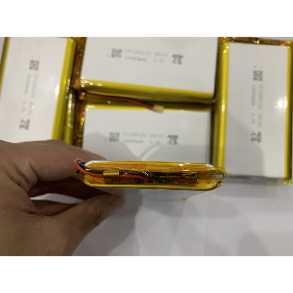 Pin lipo - Pin Lithium-Polymer 3.7V 10000mAh 1260110 mới 100% chuẩn dung lượng
