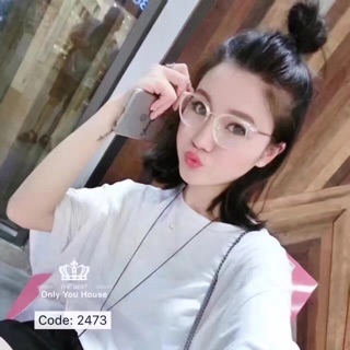 Kính trắng , gọng kính