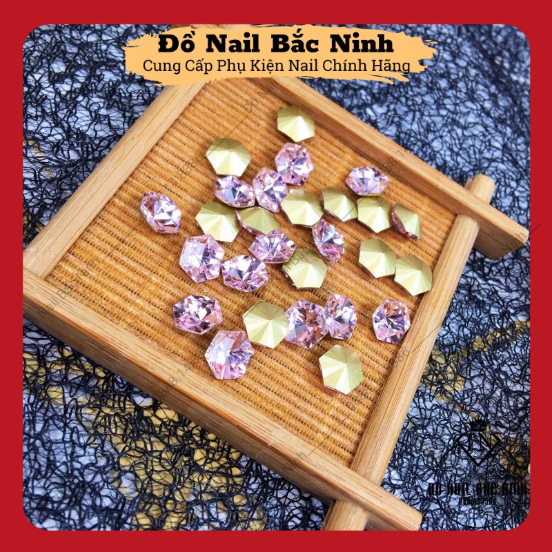 Đá Khối Gắn Móng , Đá Khối Nail Siêu Sáng Mã LG 8*8mm