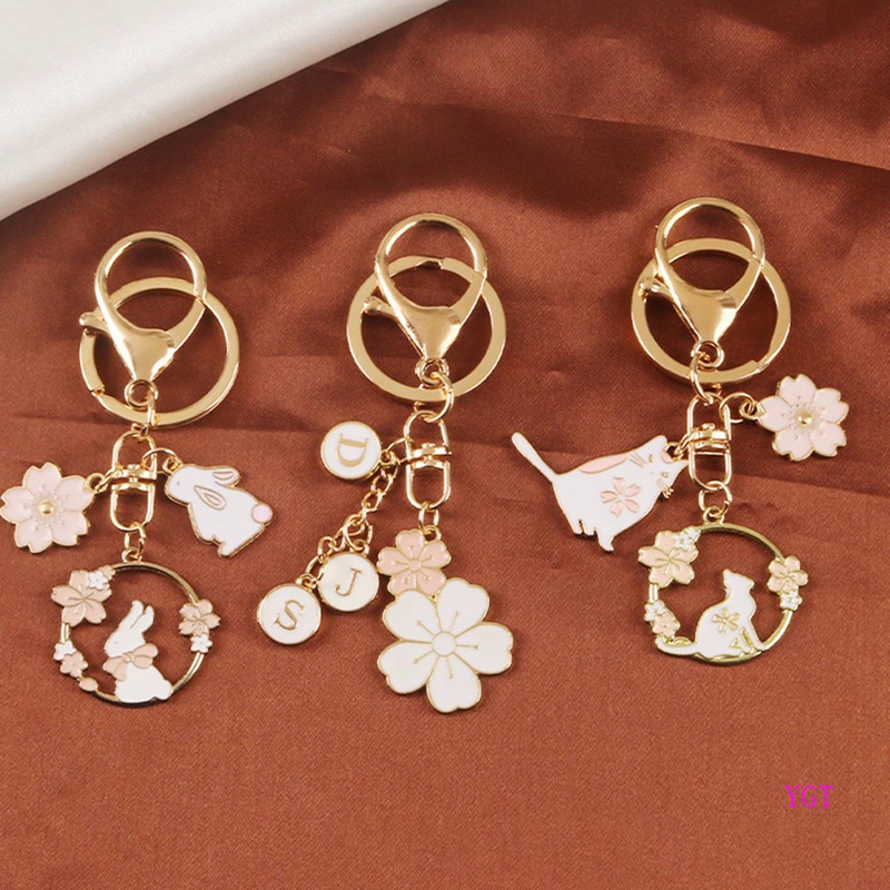 Ygt Móc Khóa Hình Thỏ Hoạt Hình Sakura Dễ Thương Dành Cho Nữ