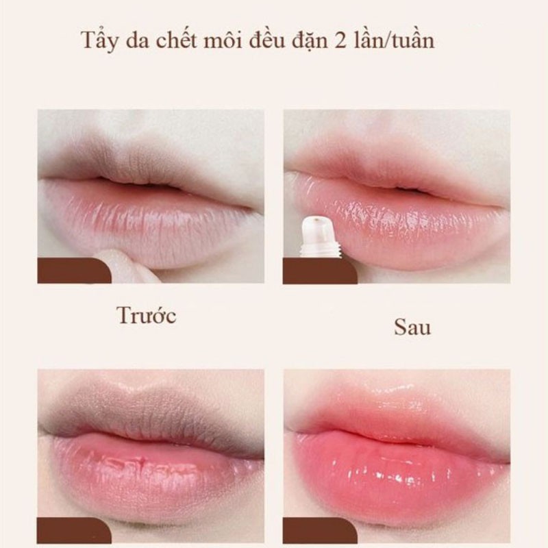 Tẩy Da Chết Môi Heyxi Hồng Môi, Dưỡng Ẩm - Sarah Beaute MP34