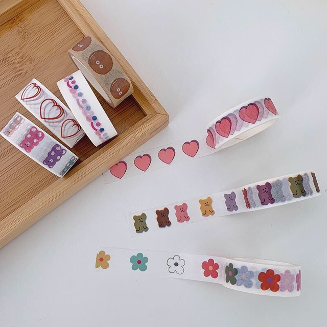 🌻 (Băng Keo ) Washi Tape Hàn Quốc Basic 3🌻