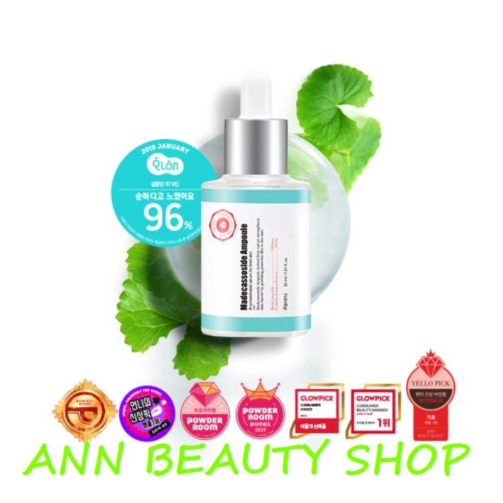 Tinh Chất Dưỡng Apieu Madecassoside Ampoule 30ml