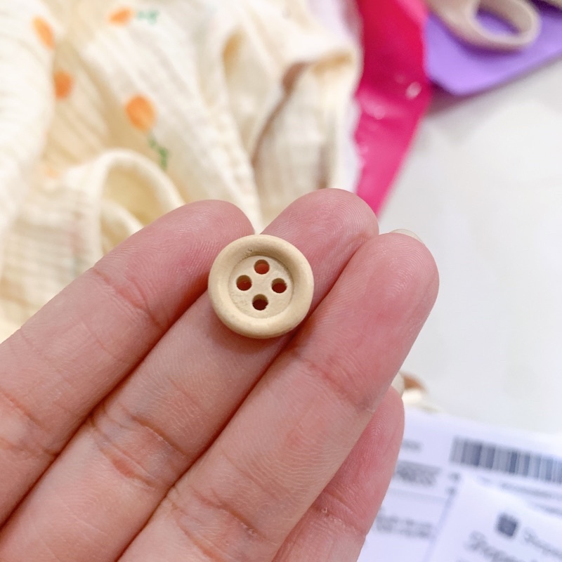 Cúc gỗ mộc 1.3cm