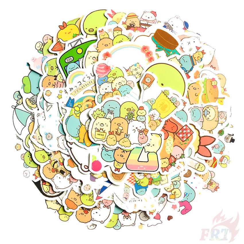 ❉ Sumikkogurashi - Series 03 SAN-X Sumikko Stickers ❉ 50Pcs/Set Waterproof DIY Fashion Decals Doodle Stickers