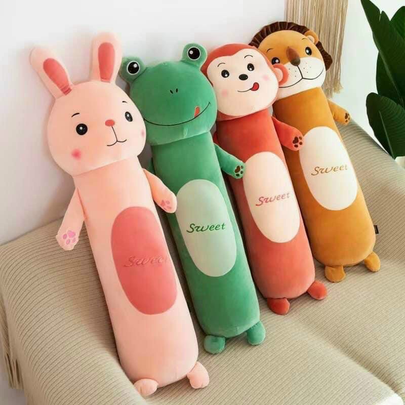 Gối Ôm Thú Kẹo Ngọt Sweet Size , Gấu Bông Hình Thú Cute Cho Bé Đủ Size