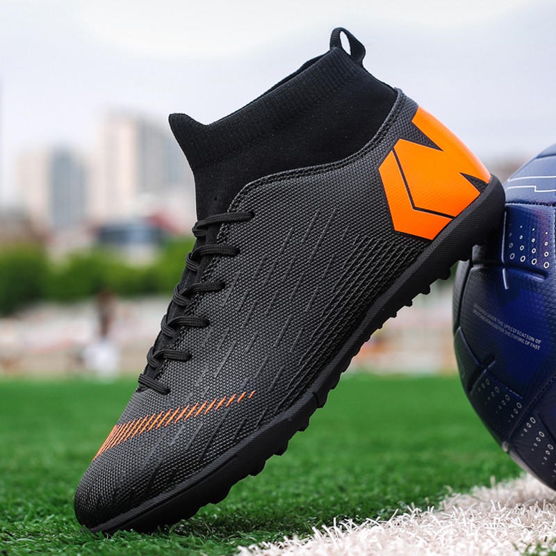 （FG Size 35-45）Cổ CAO GIÀY ĐÁ BÓNG SÂN CỎ NHÂN TẠO HIGH NECK SOCCER FOOTBALL SHOES . . 2020 new < <