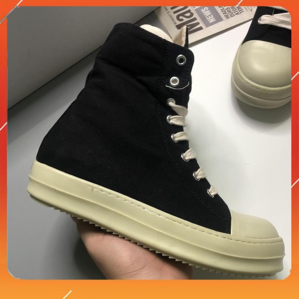 Giày Rick Owen, Giày Sneaker Rick OW Cao Cổ, Đế Thơm Hương Vani, Đế Khâu Full Bill Box Bảo Hành 12 Tháng | ROCT001