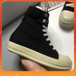 Giày Rick Owen, Giày Sneaker Rick OW Cao Cổ, Đế Thơm Hương Vani, Đế Khâu Full Bill Box Bảo Hành 12 Tháng | ROCT001