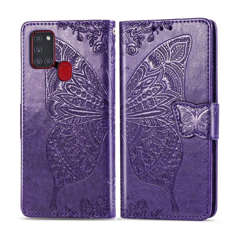 Bao Da Điện Thoại Nắp Lật Họa Tiết Bướm 3d Cho Samsung A21s A51 5g A71 5g Galaxy Ốp | BigBuy360 - bigbuy360.vn