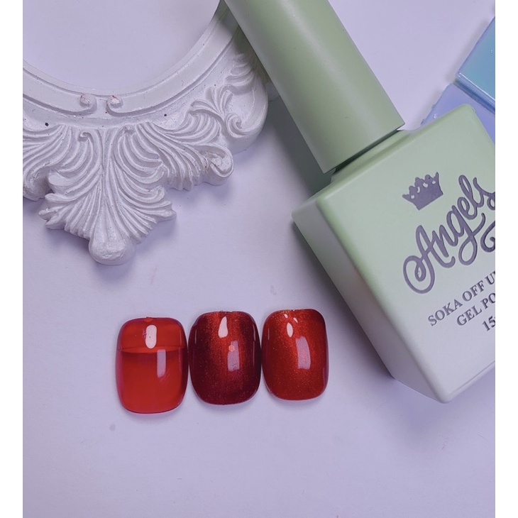 Sơn gel màu đỏ bóng kính-màu thạch đỏ rượu vang