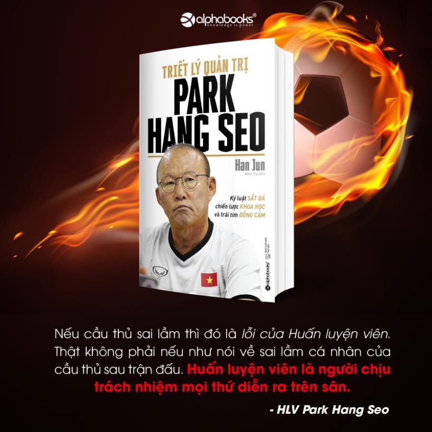 Sách Alphabooks-Triết lý lãnh đạo Park Hang Seo