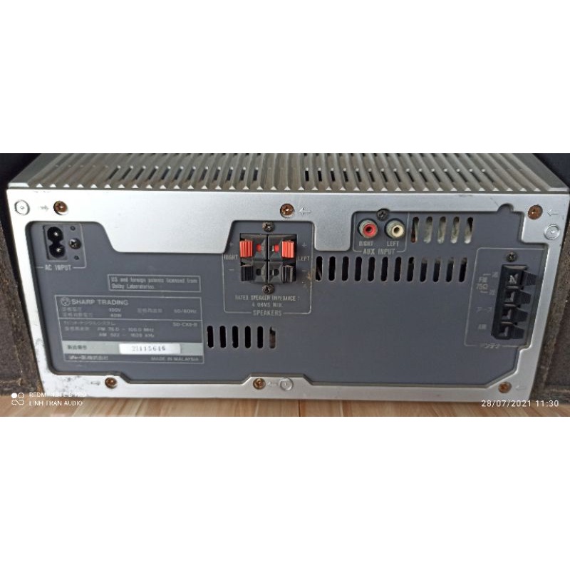 Bộ dàn âm thanh SHARP SD-CX8
