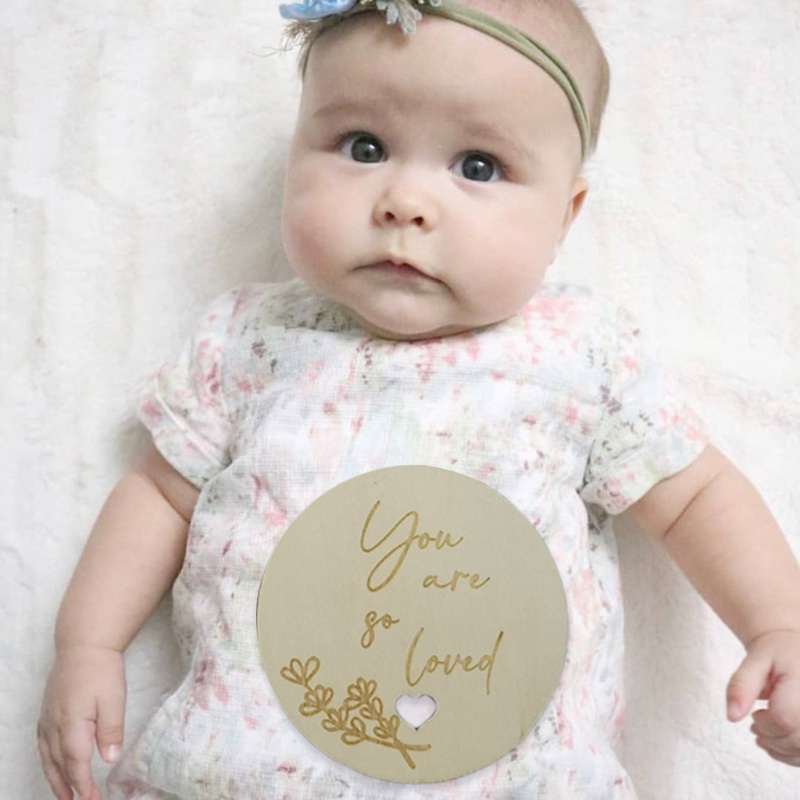 Set 15 Tấm Thẻ Ghi Âm Phát Triển Theo Tháng Làm Phụ Kiện Chụp Ảnh Kỷ Niệm Cho Bé Sơ Sinh